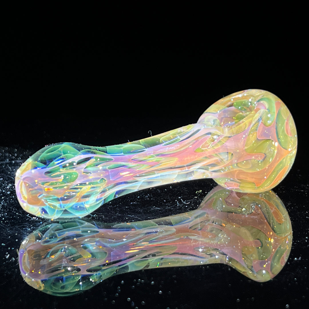 Large Ghost Flame Pipe Glass Pipe Tiny Mike   