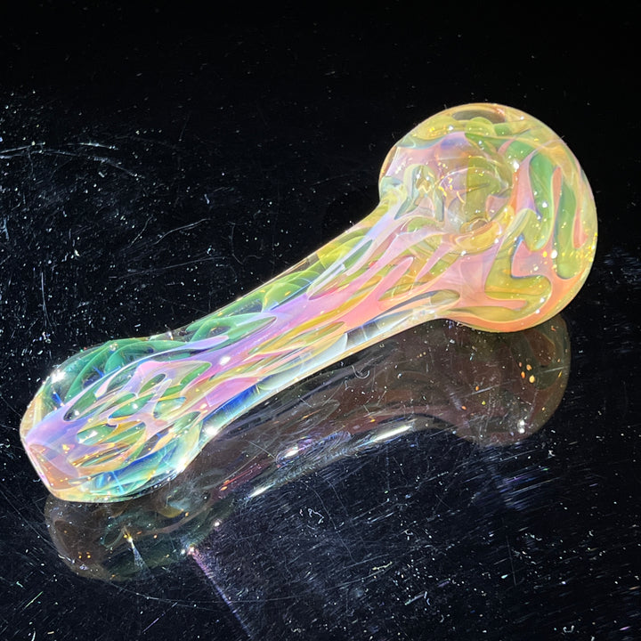 Large Ghost Flame Pipe Glass Pipe Tiny Mike   