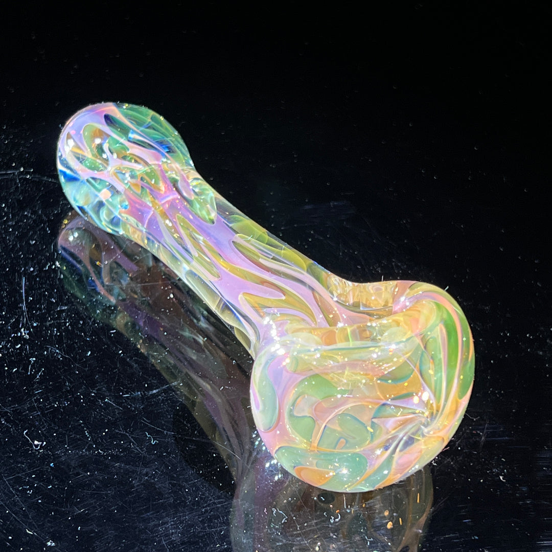 Large Ghost Flame Pipe Glass Pipe Tiny Mike   