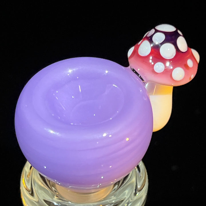 14 mm Lavender Mushroom Bowl Water Pipe Beezy Glass   