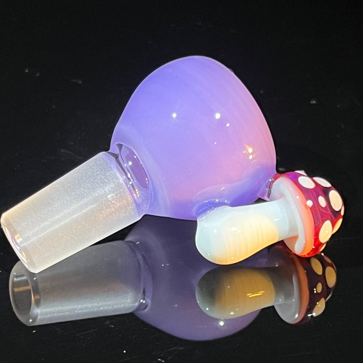 14 mm Lavender Mushroom Bowl Water Pipe Beezy Glass   