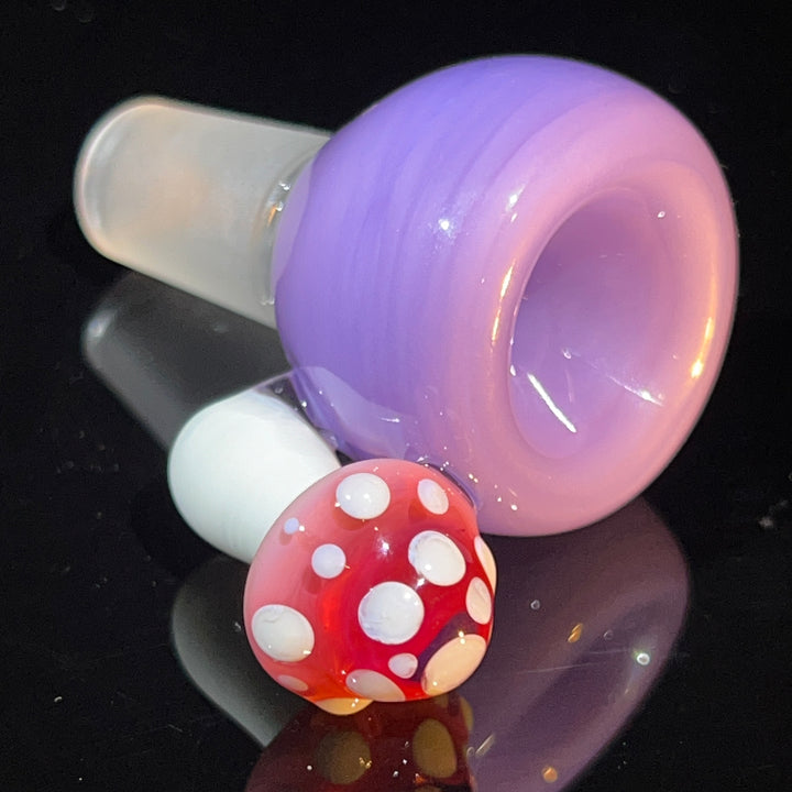 14 mm Lavender Mushroom Bowl Water Pipe Beezy Glass   
