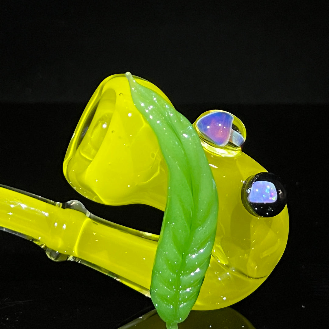 Lemon Mushroom Leaf Opal Opal Sherlock Glass Pipe Beezy Glass   