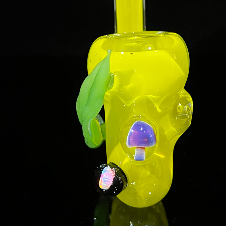 Lemon Mushroom Leaf Opal Opal Sherlock Glass Pipe Beezy Glass   