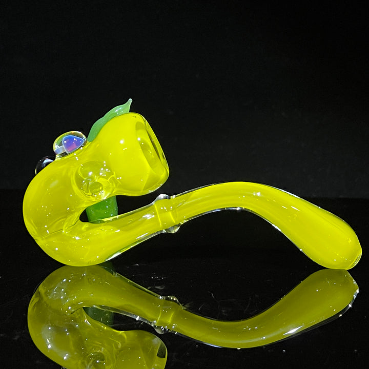 Lemon Mushroom Leaf Opal Opal Sherlock Glass Pipe Beezy Glass   