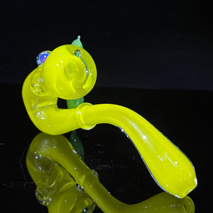 Lemon Mushroom Leaf Opal Opal Sherlock Glass Pipe Beezy Glass   