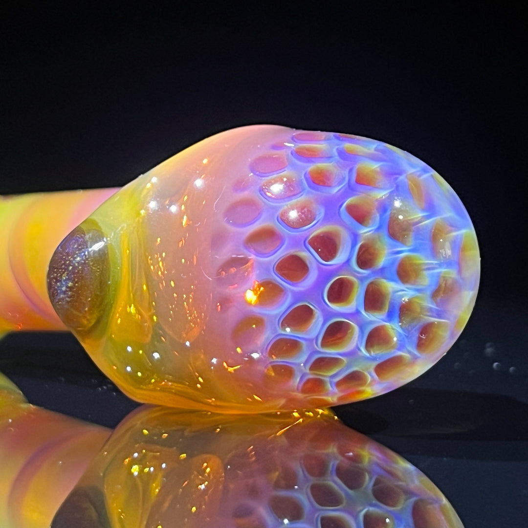Alien Brain Honeycomb Pipe Glass Pipe Plug a Nug