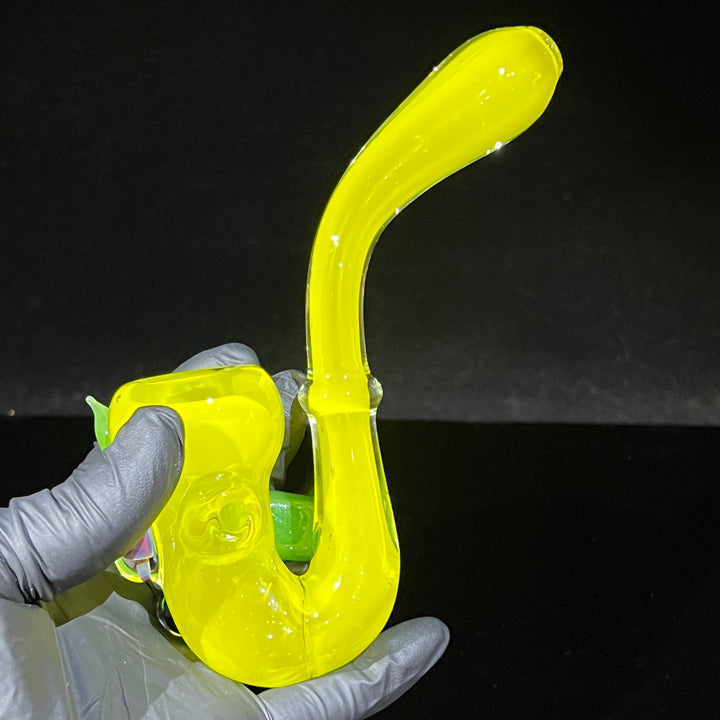 Lemon Mushroom Leaf Opal Opal Sherlock Glass Pipe Beezy Glass   