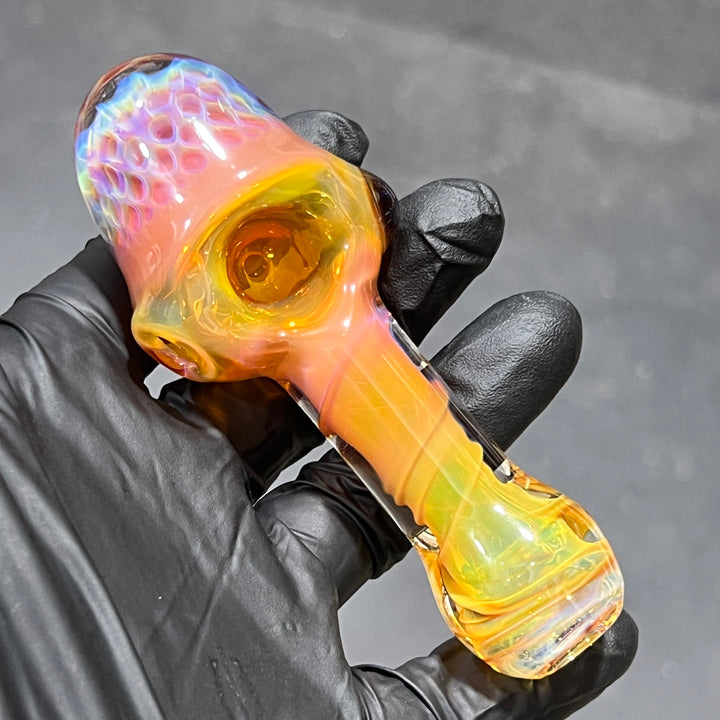 Alien Brain Honeycomb Pipe Glass Pipe Plug a Nug