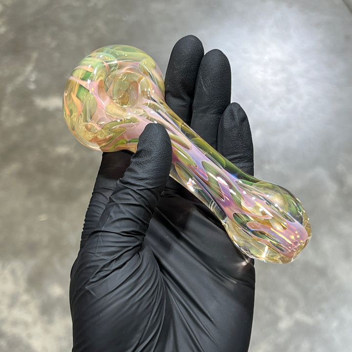 Large Ghost Flame Pipe Glass Pipe Tiny Mike   