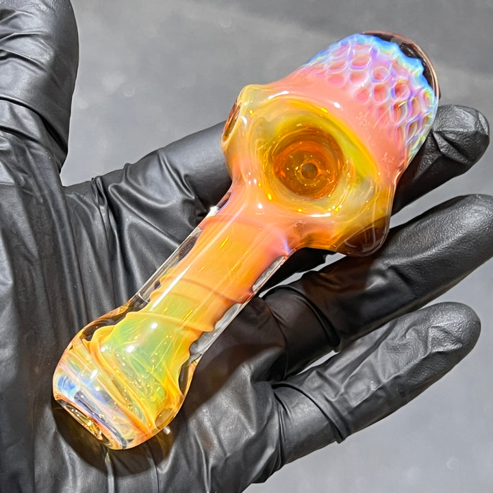 Alien Brain Honeycomb Pipe Glass Pipe Plug a Nug
