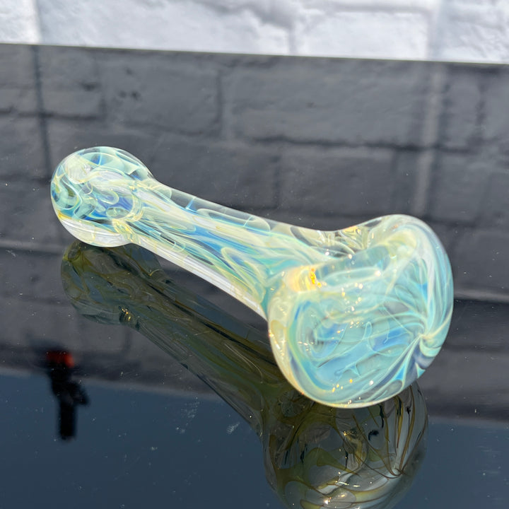 Large Ghost Flame Glass Pipe 6 Glass Pipe Tiny Mike   