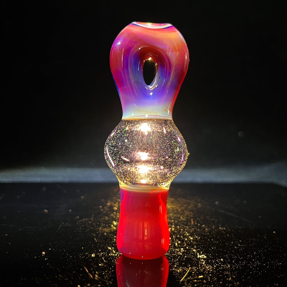 Crushed Opal Space Donut Chillum Accessory Tako Glass   