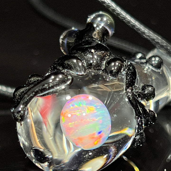 Frog Opal Pendant Jewelry Beezy Glass   