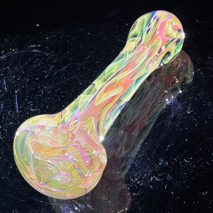 Large Ghost Flame Pipe Glass Pipe Tiny Mike   