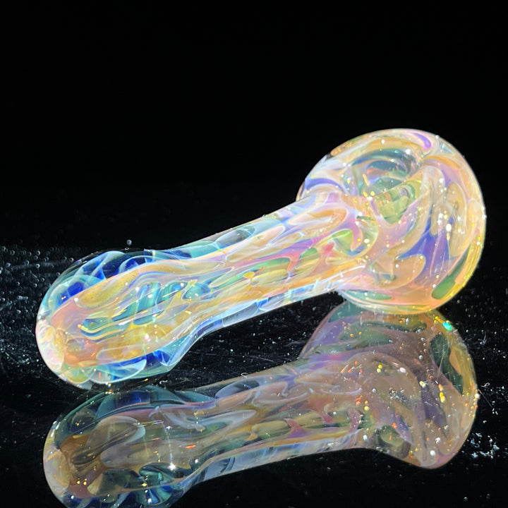 Large Ghost Flame Pipe Glass Pipe Tiny Mike   