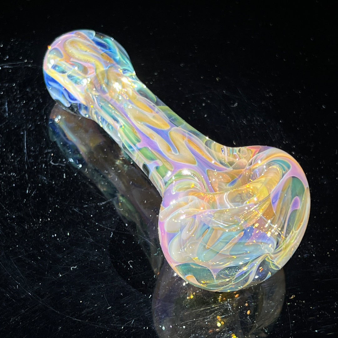 Large Ghost Flame Pipe Glass Pipe Tiny Mike   