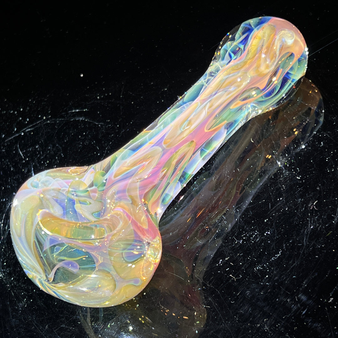 Large Ghost Flame Pipe Glass Pipe Tiny Mike   