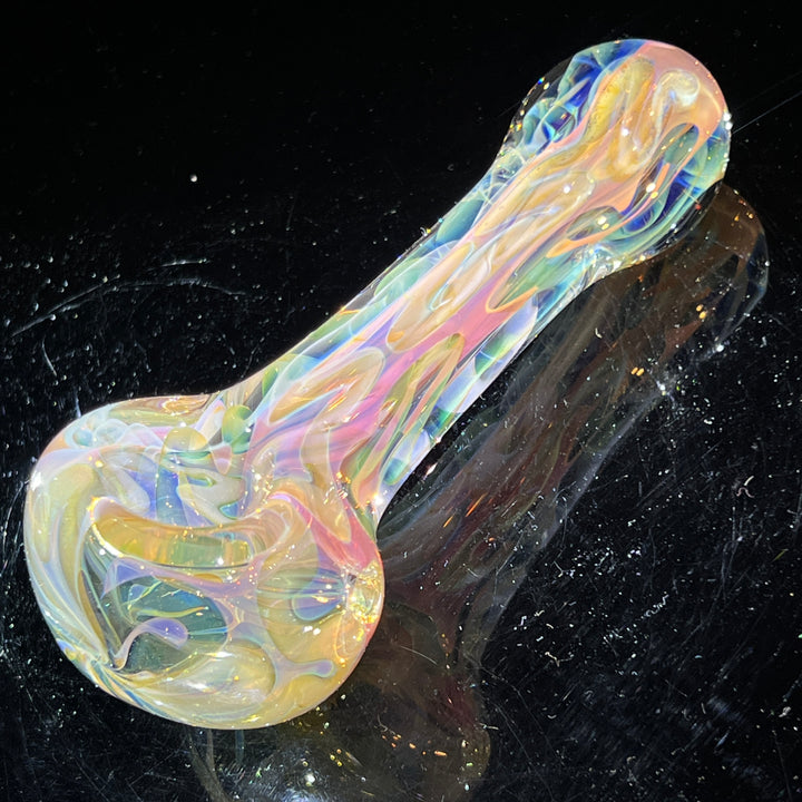 Large Ghost Flame Pipe Glass Pipe Tiny Mike   