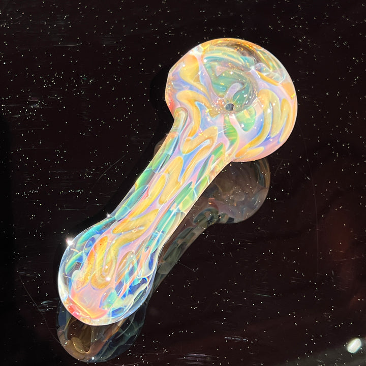 Large Ghost Flame Pipe Glass Pipe Tiny Mike   