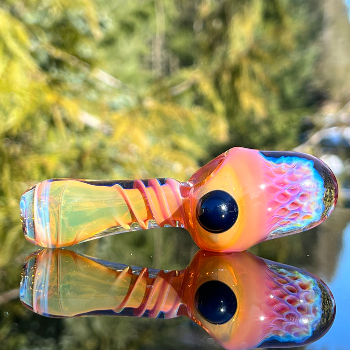 Alien Brain Honeycomb Pipe Glass Pipe Plug a Nug