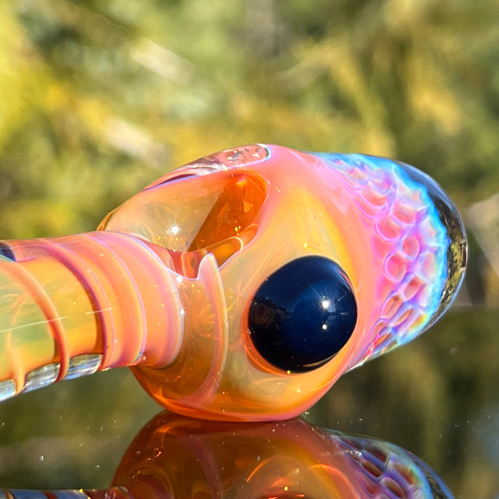 Alien Brain Honeycomb Pipe Glass Pipe Plug a Nug