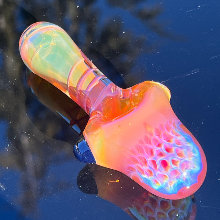 Alien Brain Honeycomb Pipe Glass Pipe Plug a Nug