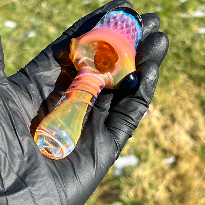Alien Brain Honeycomb Pipe Glass Pipe Plug a Nug