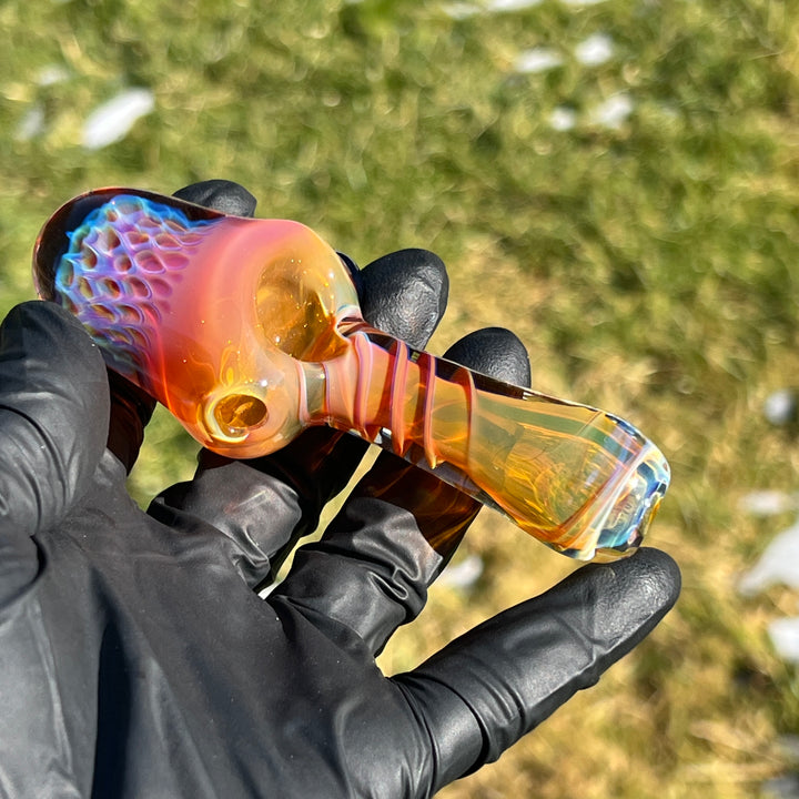 Alien Brain Honeycomb Pipe Glass Pipe Plug a Nug