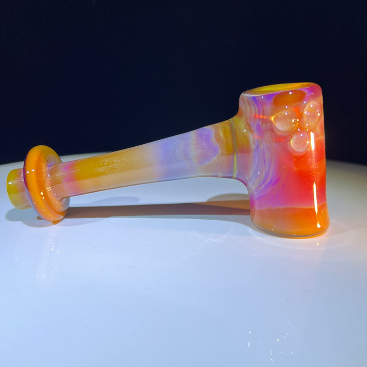 Amber Sunset Hash Hammer Glass Pipe KOP Glass   