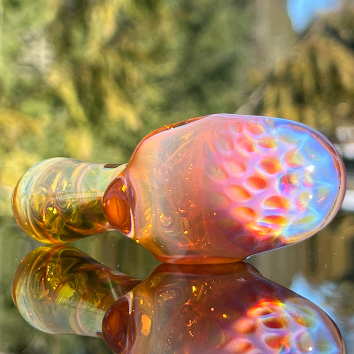 Alien Brain Honeycomb Pipe Glass Pipe Plug a Nug