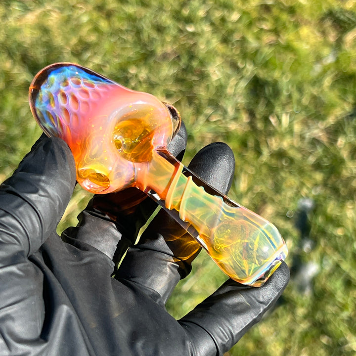 Alien Brain Honeycomb Pipe Glass Pipe Plug a Nug