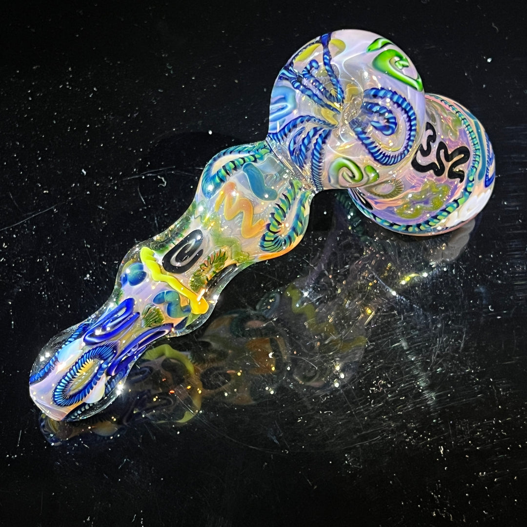 Inside Out Hammer Bubbler Glass Pipe Tiny Mike   