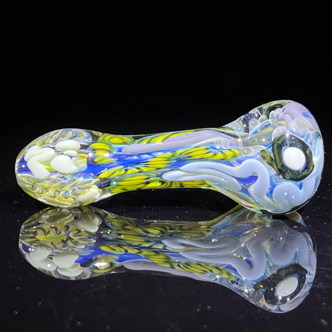 Color Inside Out Spoon Glass Pipe Tiny Mike   