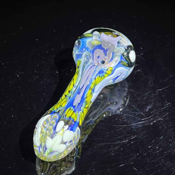 Color Inside Out Spoon Glass Pipe Tiny Mike   