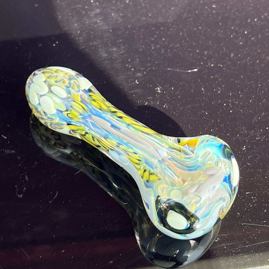 Color Inside Out Spoon Glass Pipe Tiny Mike   