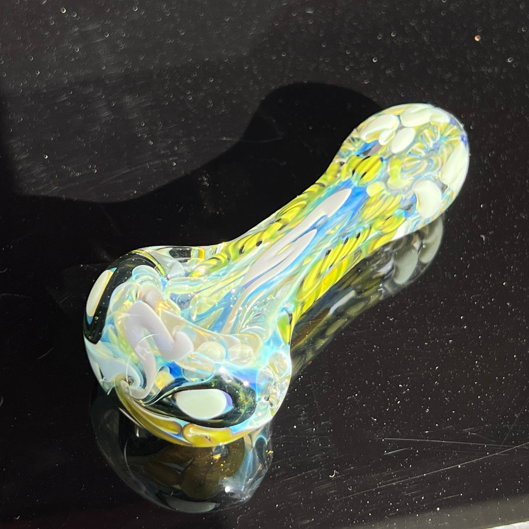 Color Inside Out Spoon Glass Pipe Tiny Mike   