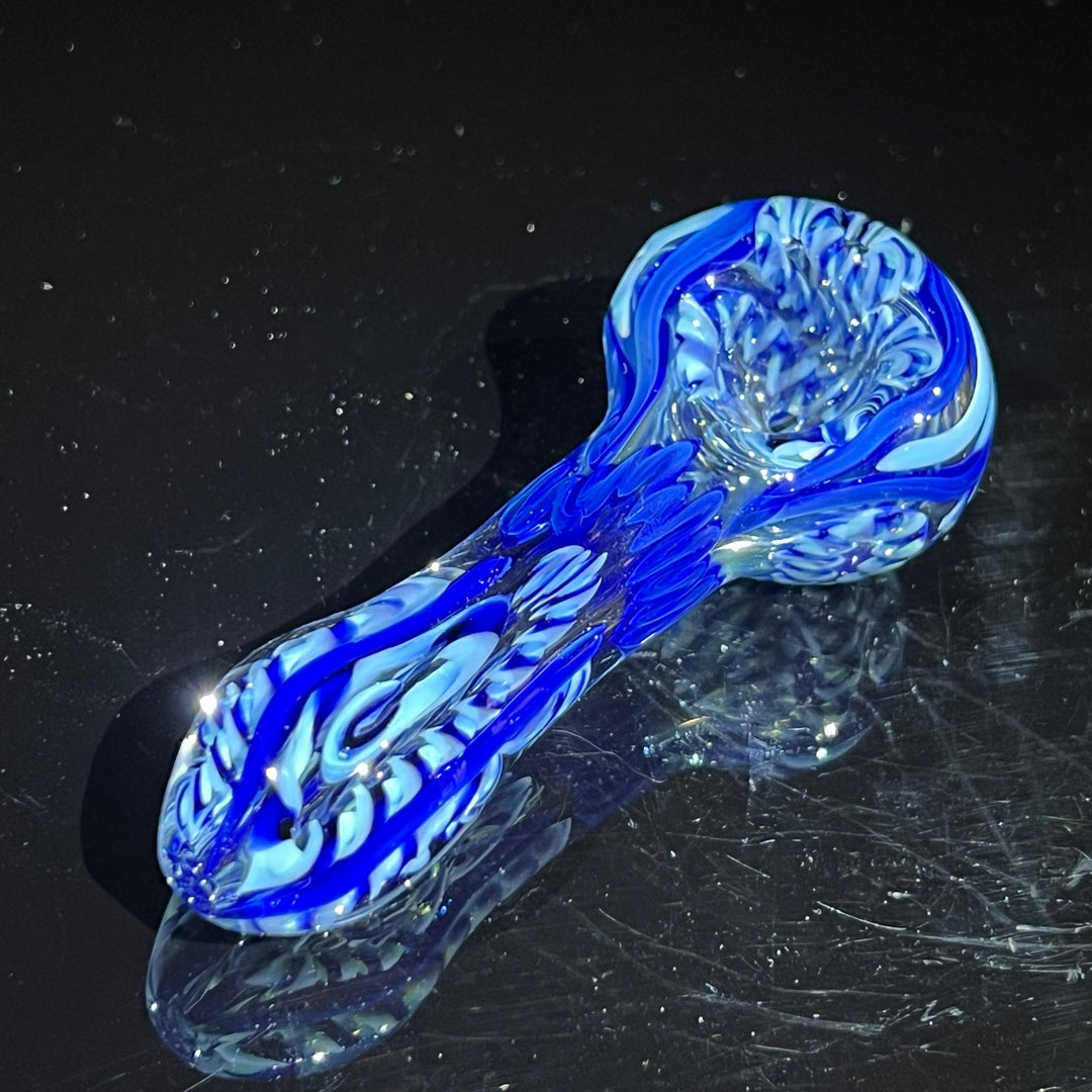 Color Inside Out Spoon Glass Pipe Tiny Mike   