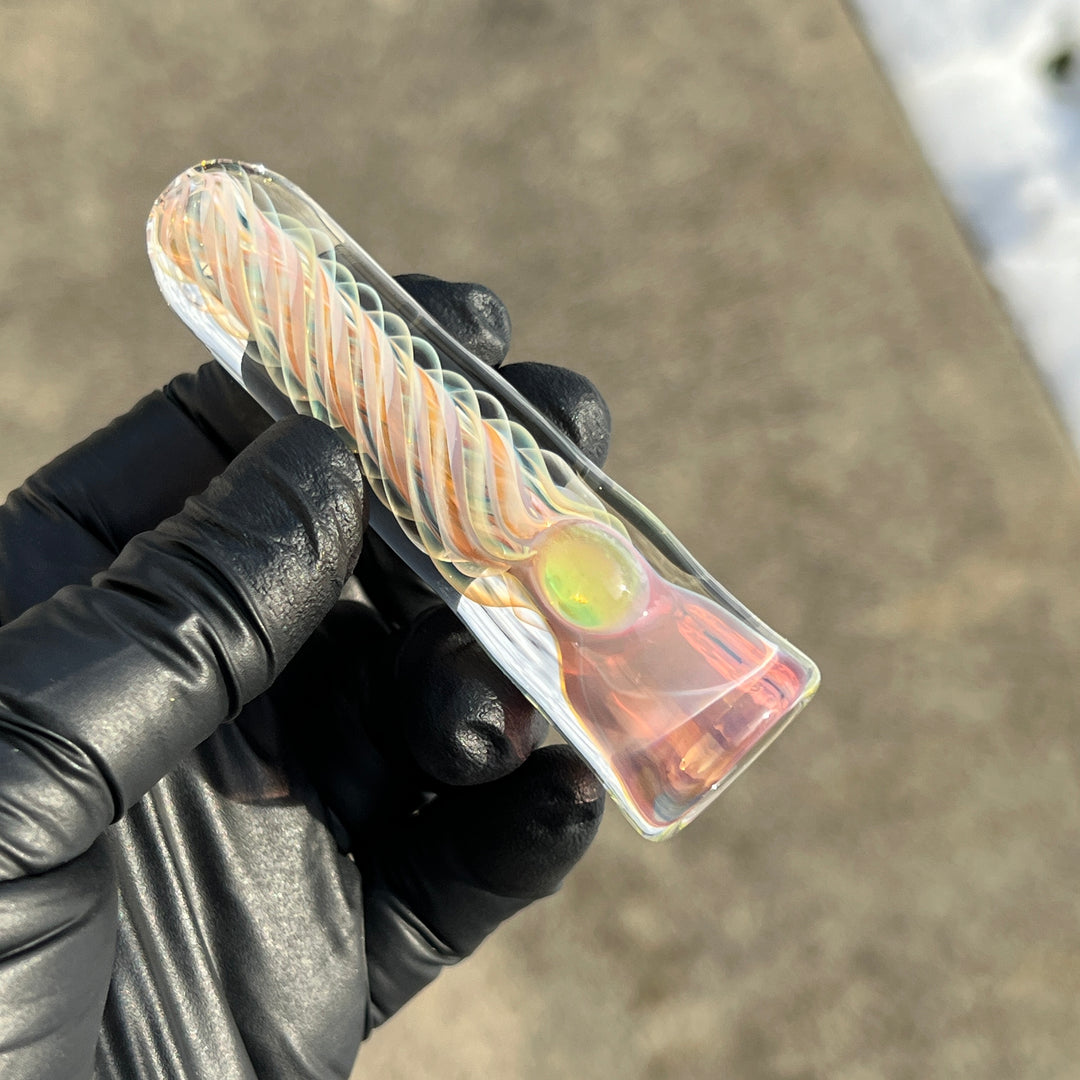 Thick Fume Chillum Glass Pipe Chuck Glass   