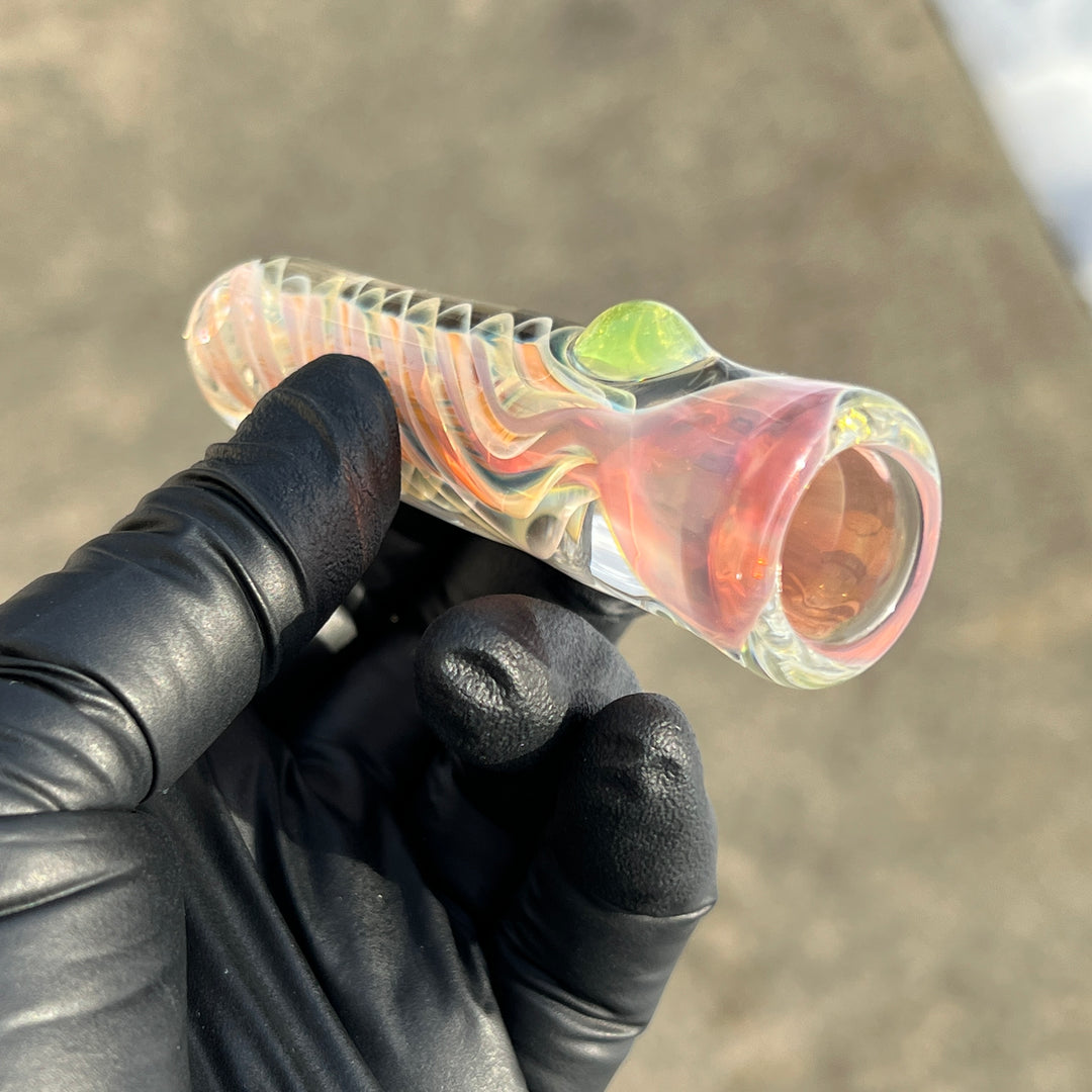 Thick Fume Chillum Glass Pipe Chuck Glass   