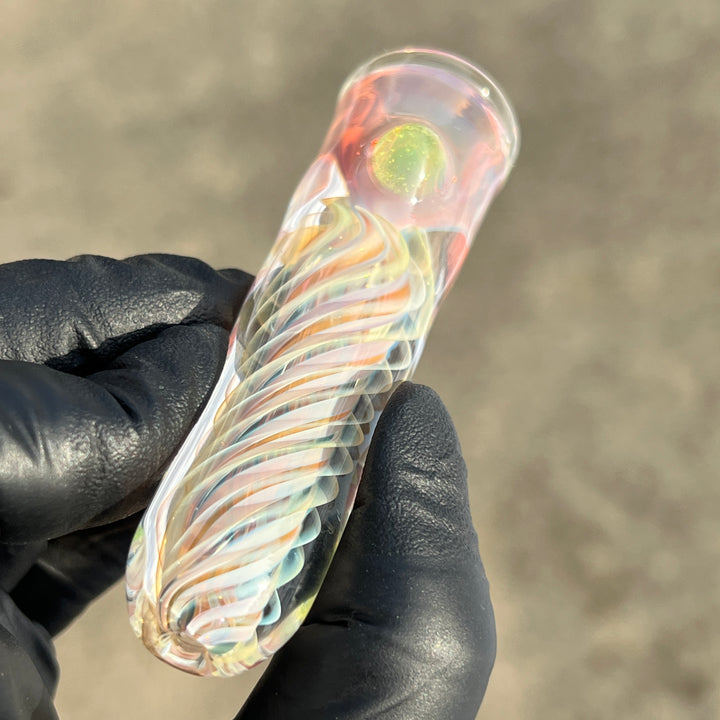 Thick Fume Chillum Glass Pipe Chuck Glass   