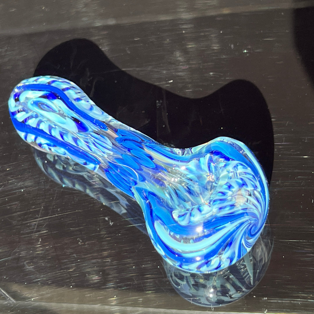 Color Inside Out Spoon Glass Pipe Tiny Mike   