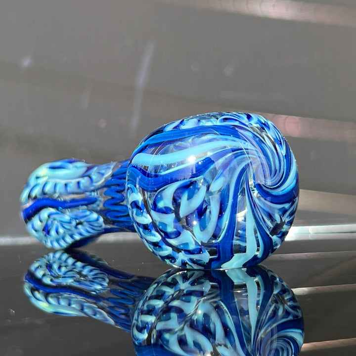 Color Inside Out Spoon Glass Pipe Tiny Mike   