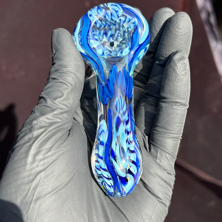 Color Inside Out Spoon Glass Pipe Tiny Mike   