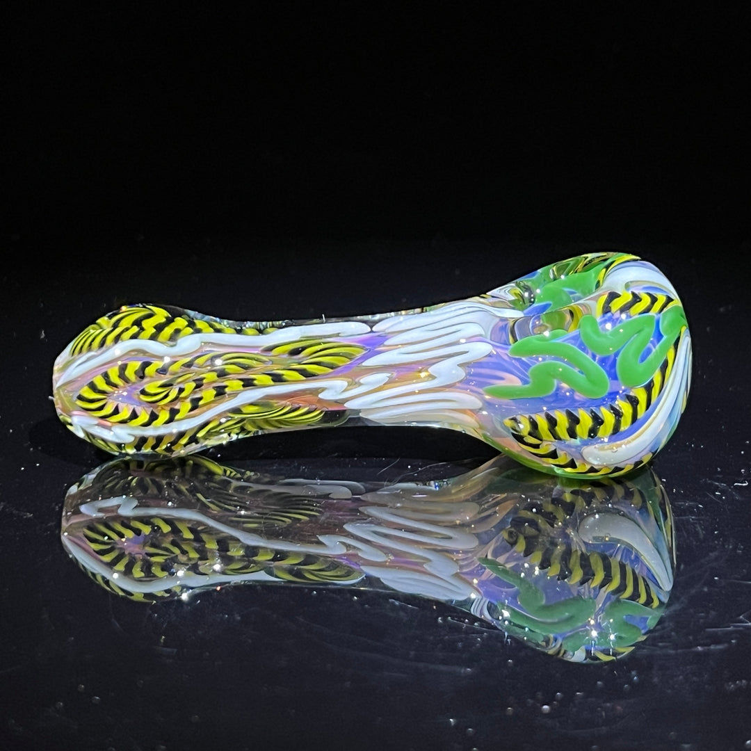 Color Inside Out Spoon Glass Pipe Tiny Mike   