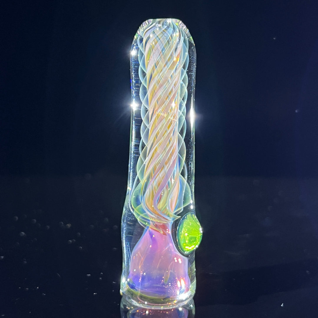 Thick Fume Chillum Glass Pipe Chuck Glass   