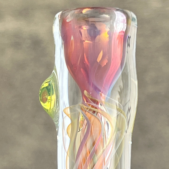 Thick Fume Chillum Glass Pipe Chuck Glass   