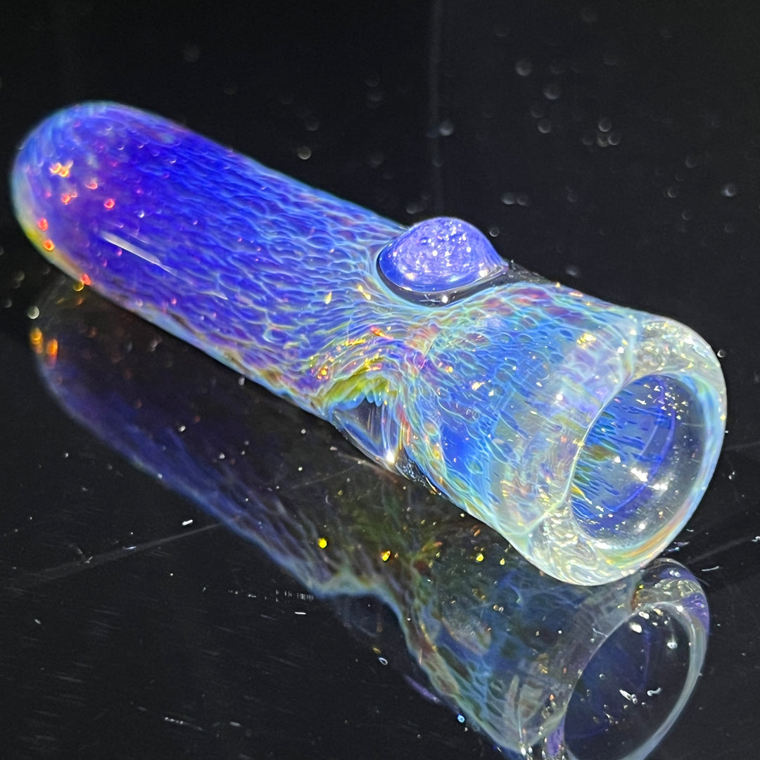 Thick Purple Chillum Glass Pipe Chuck Glass   