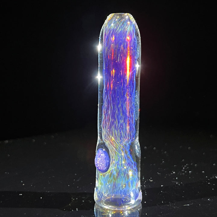 Thick Purple Chillum Glass Pipe Chuck Glass   