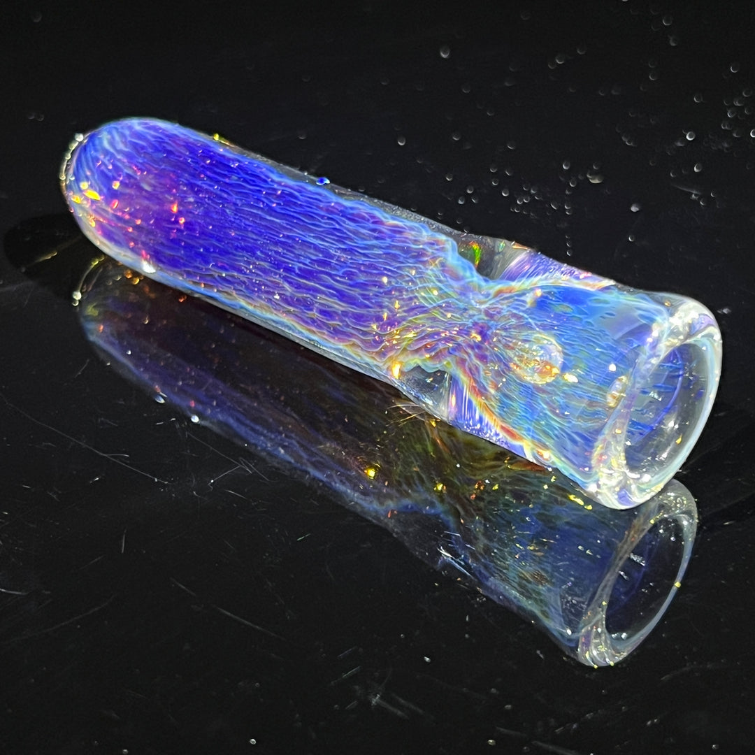 Thick Purple Chillum Glass Pipe Chuck Glass   